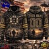 NHL Boston Bruins Military Appreciation Design Personalized Hoodie, Trending NHL 3D Tee