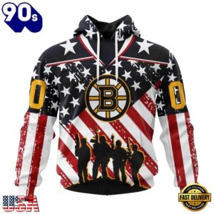 NHL Boston Bruins Specialized Kits For Honor USS Military Hoodie, T Shirt , Trending NHL 3D Tee Nhl Boston Bruins Specialized Kits For Honor Uss Military Hoodie T Shirt 1