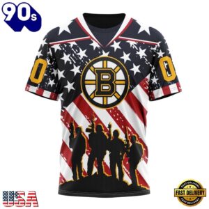 NHL Boston Bruins Specialized Kits For Honor USS Military Hoodie, T Shirt , Trending NHL 3D Tee Nhl Boston Bruins Specialized Kits For Honor Uss Military Hoodie T Shirt 4