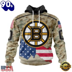NHL Boston Bruins Specialized Kits For United State With Camo Color Hoodie, T Shirt , Trending NHL 3D Tee Nhl Boston Bruins Specialized Kits For United State With Camo Color Hoodie T Shirt 1