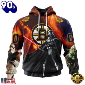 NHL Boston Bruins x Star War Specialized Design Hoodie, T Shirt , Trending NHL 3D Tee Nhl Boston Bruins X Star War Specialized Design Hoodie T Shirt 1