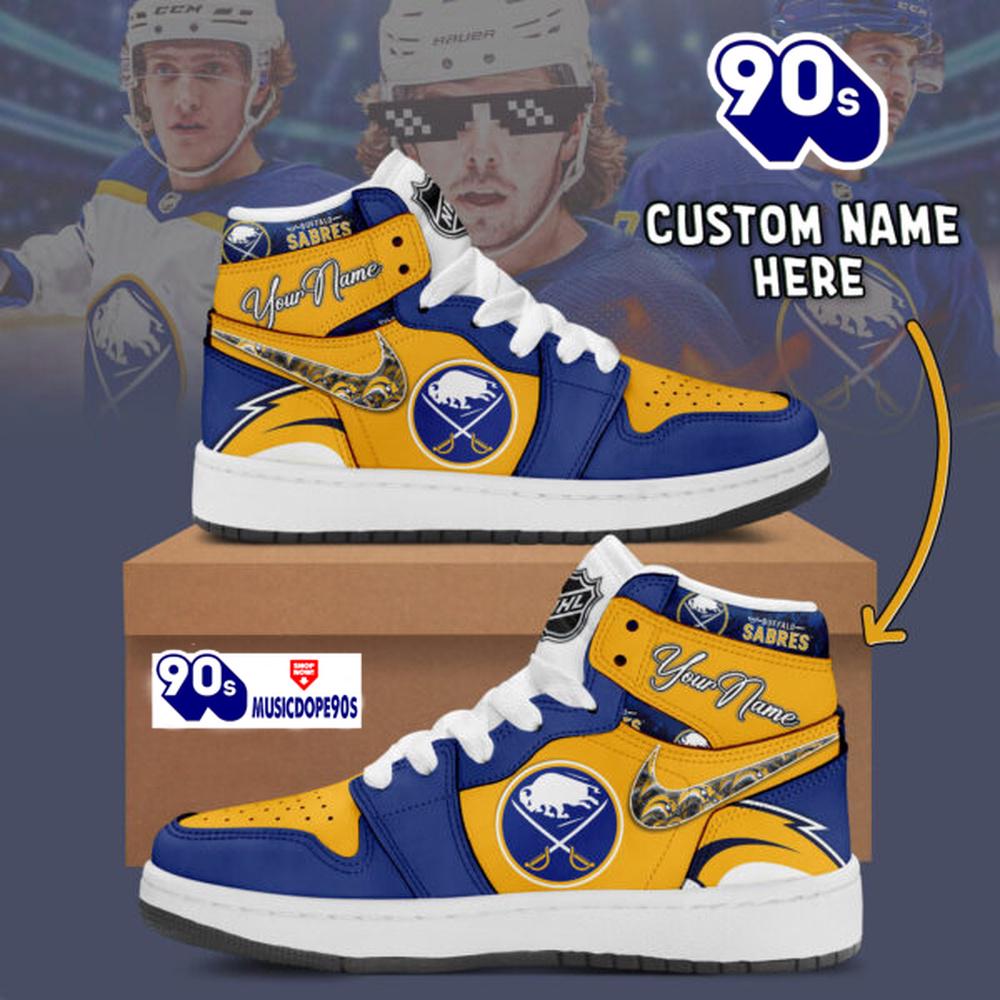 NHL Buffalo Sabres Air Jordan 1 Shoes NHL Buffalo Sabres Air Jordan 1 Shoes