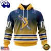 NHL Buffalo Sabres Special Retro Gradient Design Hoodie, T Shirt, Trending NHL 3D Tee