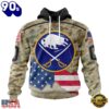 NHL Buffalo Sabres Specialized Kits For United State With Camo Color Hoodie, T Shirt , Trending NHL 3D Tee