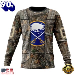 NHL Buffalo Sabres Specialized Unisex Vest Kits With Realtree Camo Hoodie, T Shirt, Trending NHL 3D Tee Nhl Buffalo Sabres Specialized Unisex Vest Kits With Realtree Camo Hoodie T Shirt 3