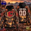 NHL Calgary Flames 2026 Personalized Hunting Camo Design Hoodie, Trending NHL 3D Tee