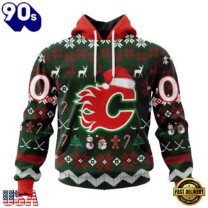 NHL Calgary Flames Hockey Christmas Is Coming 2026 Hoodie, T Shirt , Trending NHL 3D Tee Nhl Calgary Flames Hockey Christmas IS Coming 2026 Hoodie T Shirt 1