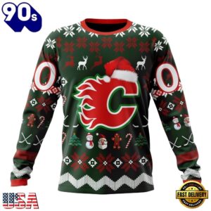 NHL Calgary Flames Hockey Christmas Is Coming 2026 Hoodie, T Shirt , Trending NHL 3D Tee Nhl Calgary Flames Hockey Christmas IS Coming 2026 Hoodie T Shirt 3