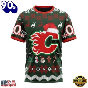 NHL Calgary Flames Hockey Christmas Is Coming 2026 Hoodie, T Shirt , Trending NHL 3D Tee Nhl Calgary Flames Hockey Christmas IS Coming 2026 Hoodie T Shirt 4