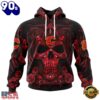 NHL Calgary Flames Special Design Halloween With Skull Art Hoodie, T Shirt , Trending NHL 3D Tee