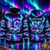 NHL Calgary Flames Special Design With Northern Lights 2026 Hoodie Shirt, Trending NHL 3D Tee