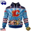 NHL Calgary Flames Special Paw Patrol Kits Hoodie, T Shirt , Trending NHL 3D Tee