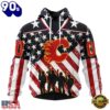 NHL Calgary Flames Specialized Kits For Honor USS Military Hoodie, T Shirt , Trending NHL 3D Tee