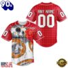 NHL Calgary Flames x BB 8 D Star War Baseball Jersey , Trending NHL Jersey