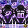 NHL Carolina Hurricanes 2026 Hockey Fights Cancer Personalized Hoodie Shirt, Trending NHL 3D Tee