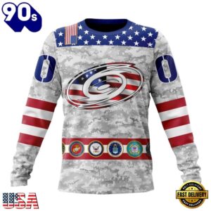 NHL Carolina Hurricanes Armed Forces Appreciation Design Hoodie, T Shirt, Trending NHL 3D Tee Nhl Carolina Hurricanes Armed Forces Appreciation Design Hoodie T Shirt 3