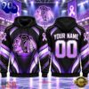 NHL Chicago Blackhawks 2026 Hockey Fights Cancer Personalized Hoodie Shirt, Trending NHL 3D Tee