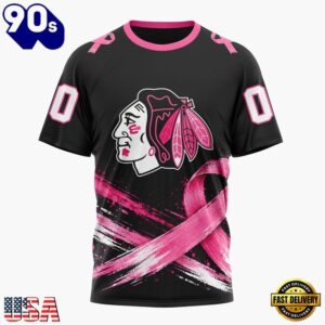 NHL Chicago Blackhawks 2026 Hockey Pink Fights Breast Cancer Design Hoodie, TShirt, Sweatshirt, Trending NHL 3D Tee Nhl Chicago Blackhawks 2026 Hockey Pink Fights Breast Cancer Design Hoodie Tshirt Sweatshirt 2