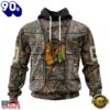 NHL Chicago BlackHawks Specialized Unisex Vest Kits With Realtree Camo Hoodie, T Shirt, Trending NHL 3D Tee