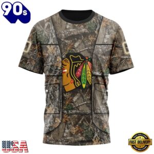 NHL Chicago BlackHawks Specialized Unisex Vest Kits With Realtree Camo Hoodie, T Shirt, Trending NHL 3D Tee Nhl Chicago Blackhawks Specialized Unisex Vest Kits With Realtree Camo Hoodie T Shirt 4
