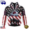 NHL Colorado Avalanche Specialized Kits For Honor USS Military Hoodie, T Shirt , Trending NHL 3D Tee