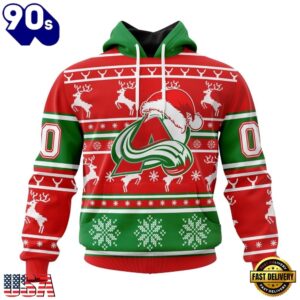 NHL Colorado Avalanche Specialized Unisex Christmas Is Coming Hoodie, T Shirt , Trending NHL 3D Tee Nhl Colorado Avalanche Specialized Unisex Christmas IS Coming Hoodie T Shirt 1