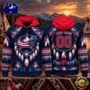 NHL Columbus Blue Jackets 2026 Native American Heritage Design Hoodie Shirt, Trending NHL 3D Tee