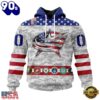 NHL Columbus Blue Jackets Armed Forces Appreciation Design Hoodie, T Shirt, Trending NHL 3D Tee