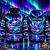 NHL Columbus Blue Jackets Special Design With Northern Lights 2026 Hoodie Shirt, Trending NHL 3D Tee