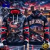 NHL Columbus Blue Jackets Special Mascot Design Concept Kit 2026 Hoodie Shirt, Trending NHL 3D Tee