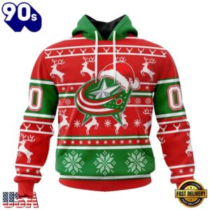 NHL Columbus Blue Jackets Specialized Unisex Christmas Is Coming Hoodie, T Shirt , Trending NHL 3D Tee Nhl Columbus Blue Jackets Specialized Unisex Christmas IS Coming Hoodie T Shirt 1