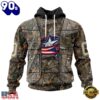 NHL Columbus Blue Jackets Specialized Unisex Vest Kits With Realtree Camo Hoodie, T Shirt, Trending NHL 3D Tee