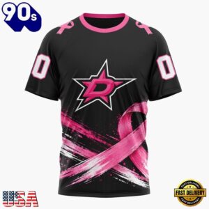 NHL Dallas Stars 2026 Hockey Pink Fights Breast Cancer Design Hoodie, TShirt, Sweatshirt, Trending NHL 3D Tee Nhl Dallas Stars 2026 Hockey Pink Fights Breast Cancer Design Hoodie Tshirt Sweatshirt 2