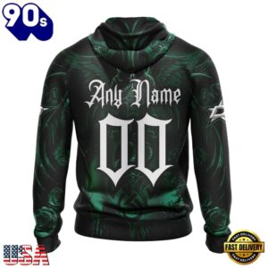 NHL Dallas Stars Special Design Halloween With Skull Art Hoodie, T Shirt , Trending NHL 3D Tee Nhl Dallas Stars Special Design Halloween With Skull Art Hoodie T Shirt 2