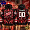 NHL Detroit Red Wings 2026 Honoring Firefighters Personalized Hoodie Shirt, Trending NHL 3D Tee