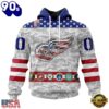 NHL Detroit Red Wings Armed Forces Appreciation Design Hoodie, T Shirt, Trending NHL 3D Tee