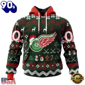 NHL Detroit Red Wings Hockey Christmas Is Coming 2026 Hoodie, T Shirt , Trending NHL 3D Tee Nhl Detroit Red Wings Hockey Christmas IS Coming 2026 Hoodie T Shirt 1