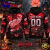 NHL Detroit Red Wings Special Halloween 2026 Design Hoodie Shirt, Trending NHL 3D Tee