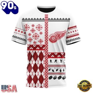 NHL Detroit Red Wings Specialized Christmas Is Coming New Design Hoodie, T Shirt , Trending NHL 3D Tee Nhl Detroit Red Wings Specialized Christmas IS Coming New Design Hoodie T Shirt 4