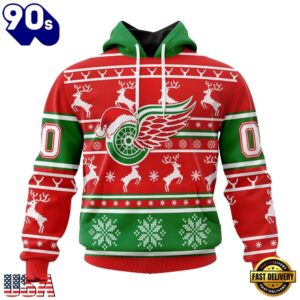 NHL Detroit Red Wings Specialized Unisex Christmas Is Coming Hoodie, T Shirt , Trending NHL 3D Tee Nhl Detroit Red Wings Specialized Unisex Christmas IS Coming Hoodie T Shirt 1