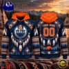 NHL Edmonton Oilers 2026 Native American Heritage Design Hoodie Shirt, Trending NHL 3D Tee