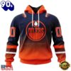 NHL Edmonton Oilers Special Retro Gradient Design Hoodie, T Shirt, Trending NHL 3D Tee