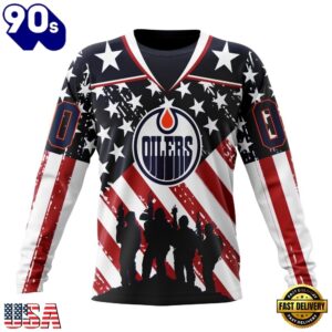 NHL Edmonton Oilers Specialized Kits For Honor USS Military Hoodie, T Shirt , Trending NHL 3D Tee Nhl Edmonton Oilers Specialized Kits For Honor Uss Military Hoodie T Shirt 3