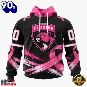 NHL Florida Panthers 2026 Hockey Pink Fights Breast Cancer Design Hoodie, TShirt, Sweatshirt, Trending NHL 3D Tee Nhl Florida Panthers 2026 Hockey Pink Fights Breast Cancer Design Hoodie Tshirt Sweatshirt 1
