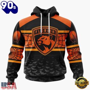 NHL Florida Panthers Halloween Design Personalized Hoodie, T Shirt, Sweatshirt, Trending NHL 3D Tee Nhl Florida Panthers Halloween Design Personalized Hoodie T Shirt Sweatshirt 1