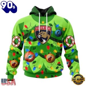 NHL Florida Panthers Specialized Christmass Tree Color And City's Sport Teams Hoodie, T Shirt, Trending NHL 3D Tee Nhl Florida Panthers Specialized Christmass Tree Color And City S Sport Teams Hoodie T Shirt 1