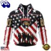 NHL Florida Panthers Specialized Kits For Honor USS Military Hoodie, T Shirt , Trending NHL 3D Tee