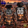 NHL Los Angeles Kings 2026 Personalized Hunting Camo Design Hoodie, Trending NHL 3D Tee
