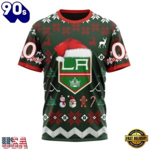 NHL Los Angeles Kings Hockey Christmas Is Coming 2026 Hoodie, T Shirt , Trending NHL 3D Tee Nhl Los Angeles Kings Hockey Christmas IS Coming 2026 Hoodie T Shirt 4