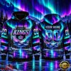 NHL Los Angeles Kings Special Design With Northern Lights 2026 Hoodie Shirt, Trending NHL 3D Tee